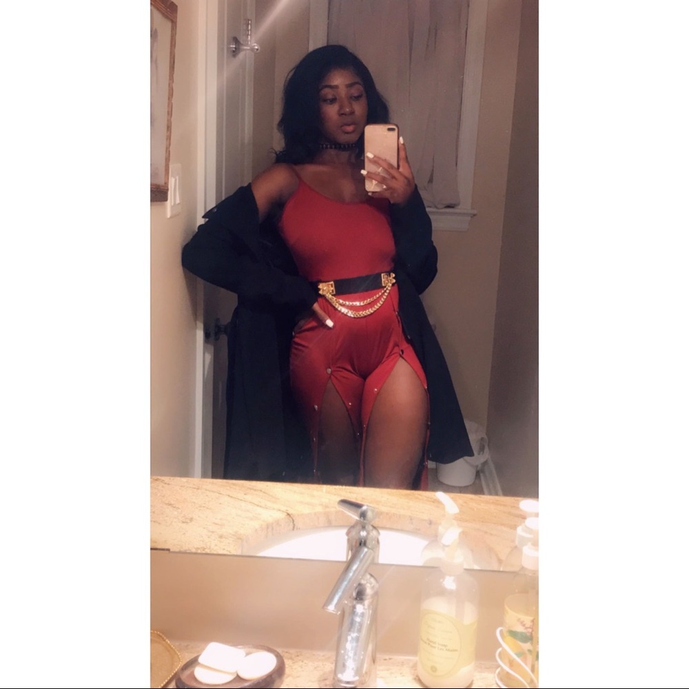 COPY - Red wine jumpsuit